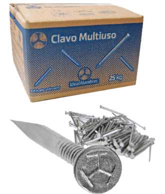 ID CLAVO 2x12 C/C (50X2.80) 25KG.
