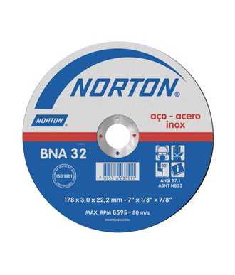 IM DISCO NORTON CORTE METAL 9X1/8 PL BNA32? .