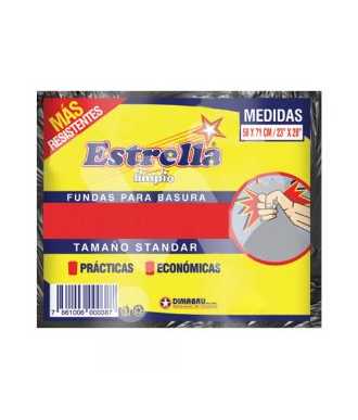 ESTRELLA FUNDA BSRA PAQ X10(58X71CM).